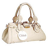 Chloe Paddington Satchel Bag Ivory