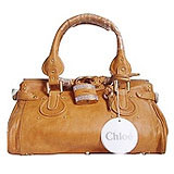 Chloe Paddington Satchel Bag Light Brown