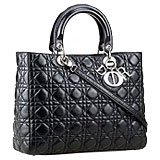 Dior Medium Lady Cannage Bag Black