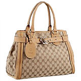 Gucci GG Running Medium Tote Bag Brown