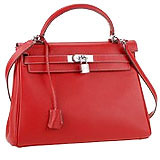 Hermes Kelly Bag 32cm Red