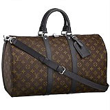 Louis Vuitton Monogram Macassar Canvas Keepall 45