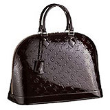 Louis Vuitton Monogram Vernis Alma MM Black