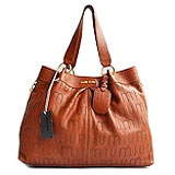 Miu Miu Light Brown Tote Bag