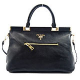 Prada Designer Handbag Black