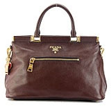 Prada Designer Handbag Brown